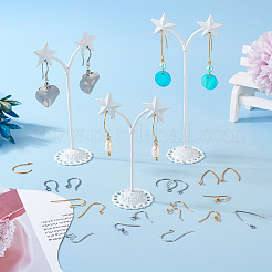96Pcs 12 Style 304 Stainless Steel Earring Hooks&nbsp;STAS-PJ0001-45