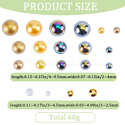 Resin Cabochons&nbsp;RESI-WH0029-14G
