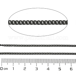 Ion Plating(IP) 304 Stainless Steel Curb Chains&nbsp;CHS-L001-59-0.5mm-B