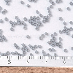 MIYUKIデリカビーズ  シリンダー  日本製シードビーズ  11/0  （db1589)マット不透明ゴーストグレー  1.3x1.6mm  穴：0.8mm  約10000個/袋  50 G /袋&nbsp;SEED-X0054-DB1589