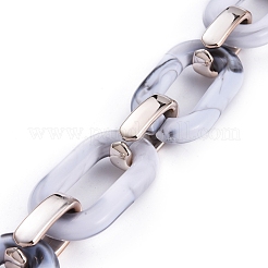 Handmade Acrylic Cable Chains&nbsp;AJEW-JB00634-02