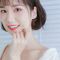 真鍮エナメル耳糸  三角形  プラチナ  41mm&nbsp;WG8B7DD-01