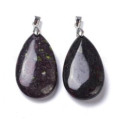 Natural Dragon Blood Pendants&nbsp;G-D084-01P-B12