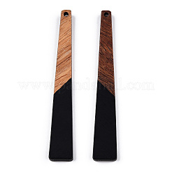 Opaque Resin & Walnut Wood Big Pendants&nbsp;RESI-TAC0017-46-C04