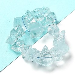 Glass Imitation Aquamarine Beads Strands&nbsp;G-P528-A03-01