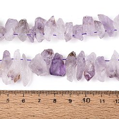 Raw Rough Natural Purple Super Seven Quartz Beads Strands&nbsp;G-N362-17A-01