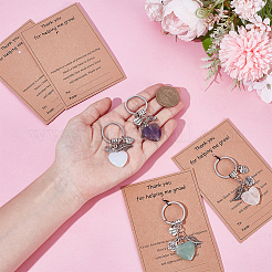 Alloy Resin Keychains&nbsp;KEYC-WH0038-46