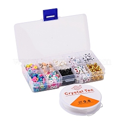 DIY Heishi Surfer Bracelet Making Kits&nbsp;DIY-FS0002-78