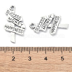 Tibetan Style Alloy Pendant&nbsp;TIBE-H142-13AS
