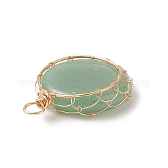 Copper Wire Wrapped Natural & Synthetic Mixed Stone Pendants&nbsp;PALLOY-JF02010
