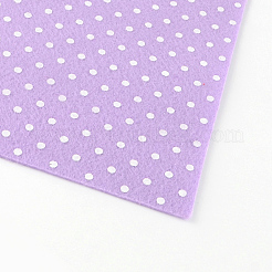 Polka Dot Pattern Printed Non Woven Fabric Embroidery Needle Felt for DIY Crafts&nbsp;DIY-R059-M