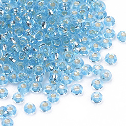Silver Lined 15/0 Glass Seed Beads&nbsp;SEED-Q025-1.5mm-C05