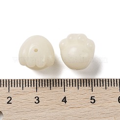 天然菩提根ビーズ  ブッダ釈迦ビーズ  足跡  足跡  12~14x10~12x13mm  穴：1.6mm&nbsp;FIND-Z037-02A