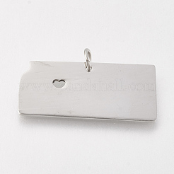 Tarnish Resistant 201 Stainless Steel Pendants&nbsp;STAS-T038-76