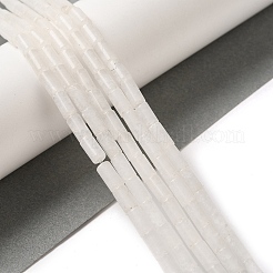 Natural White Jade Beads Strands&nbsp;G-B091-A18-01