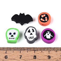 Halloween Handmade Polymer Clay Beads&nbsp;CLAY-T022-16M