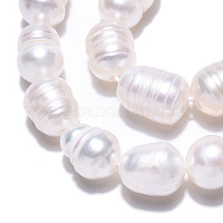 Natural Cultured Freshwater Pearl Beads Strands&nbsp;X-PEAR-N012-06R