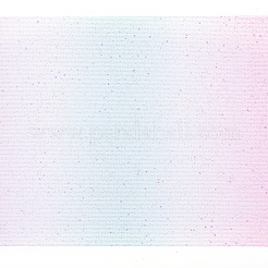 レインボーグリッターネッティング生地キラキラチュールロール  DIYクラフトチュチュドレスパーティーテーブルデコレーション  カラフル  15cm  約10ヤード/ロール（9.144メートル/ロール）&nbsp;LS-OCOR-WH0032-48B