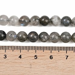 Natural Labradorite Beads Strands&nbsp;G-Z133-A01-7mm-01