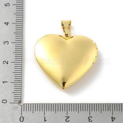 12 Styles Brass Locket Pendants&nbsp;KK-C092-25G