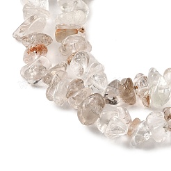 天然石ロドライトクォーツビーズ連売り  チップ  6~15x5~8x2~8mm  穴：0.8mm  約229~235個/連  30.31~31.30''（77~79.5センチメートル）&nbsp;G-H315-A02-01