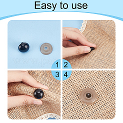 144 Sets 12 Style Plastic & Resin Doll Eyes&nbsp;DOLL-PH0001-45