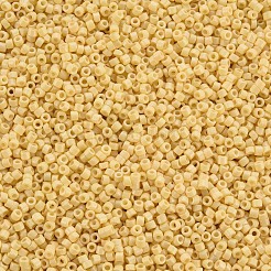 ガラスシリンダービーズ  シードビーズ  焼き付け塗料  丸い穴  淡いチソウ  1.5~2x1~2mm  穴：0.8mm  約45000個/袋  約1ポンド/バッグ&nbsp;SEED-S047-A-026