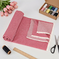 1Yard Stripe Pattern Polycotton Fabric&nbsp;DIY-MA0007-31A