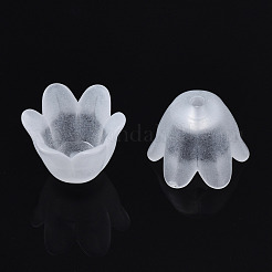 Transparent Acrylic Bead Caps&nbsp;FACR-N005-002