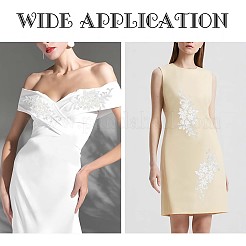 Flower Blossom Sequin Appliques&nbsp;DIY-WH0407-02