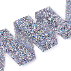 Glitter Resin Hotfix Rhinestone(Hot Melt Adhesive On The Back)&nbsp;OCOR-TA0002-02-40mm