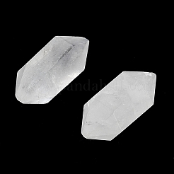 天然水晶 両端が尖った水晶 穴なし  多面カット  10x5x4mm&nbsp;G-G012-20