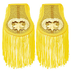 1 Pair Non-woven Fabrics Tassels Epaulette&nbsp;AJEW-CY0002-74A-02