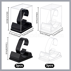 6Pcs 2 Colors Plastic Single Watch Display Cases&nbsp;CON-PH0003-65