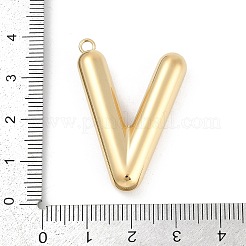 304ステンレスペンダント  イオンプレーティング（ip）  レターチャーム  V字  36.5x25.5x7mm  穴：2.1mm&nbsp;STAS-I325-146G-V