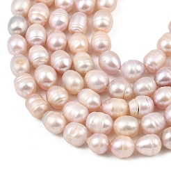Natural Cultured Freshwater Pearl Beads Strands&nbsp;PEAR-F020-24B