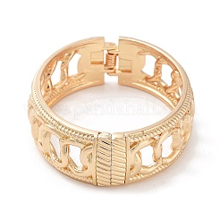 Alloy Wide Hinged Bangles&nbsp;BJEW-C058-03B-G