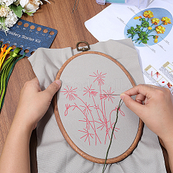 DIY Embroidery Beginner Kits&nbsp;DIY-WH20063-006B