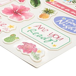 Paper Glitter Self-adhesive Sticker&nbsp;DIY-A017-01E
