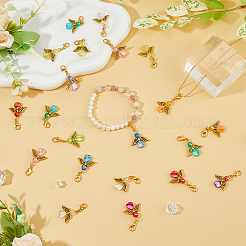 36Pcs 9 Colors Acrylic Pendant Decorations&nbsp;HJEW-FH00015