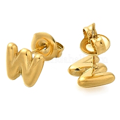 304 Stainless Steel Stud Earrings&nbsp;EJEW-I316-01G-W
