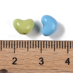 Spray Paint Alloy Beads&nbsp;PALLOY-H145-09