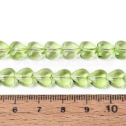 Baking Paint Transparent Glass Beads Strands&nbsp;DGLA-N021-01A-02