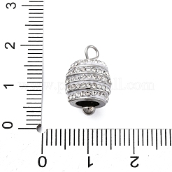 304 Stainless Steel Crystal Rhinestone Pendants&nbsp;STAS-H235-12P