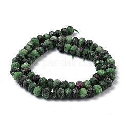 Natural Ruby in Zoisite Beads Strands&nbsp;G-I308-06
