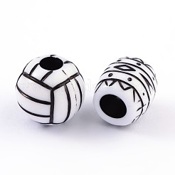 アンティーク調アクリルビーズ  混合スタイル  ホワイト  8~25x7~15x4~15mm  穴：1~3mm&nbsp;MACR-R546-07