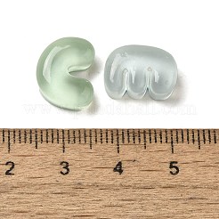 樹脂デコデンカボション  ミックスカラー  文字L  11.5~14.5x9~13x5.5~6mm&nbsp;RESI-Q231-03