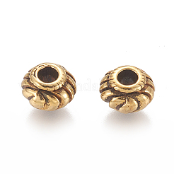 Tibetan Style Spacer Beads&nbsp;TIBEB-Q39-AG-FF