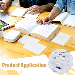 Transparent Self-adhesive Sticky Note&nbsp;DIY-WH0750-403A