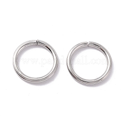 Non-Tarnish 304 Stainless Steel Open Jump Rings&nbsp;X-STAS-C040-01C-P